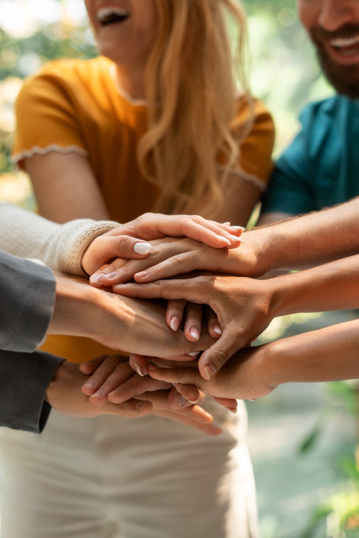 haz amigos para practicar voluntariado