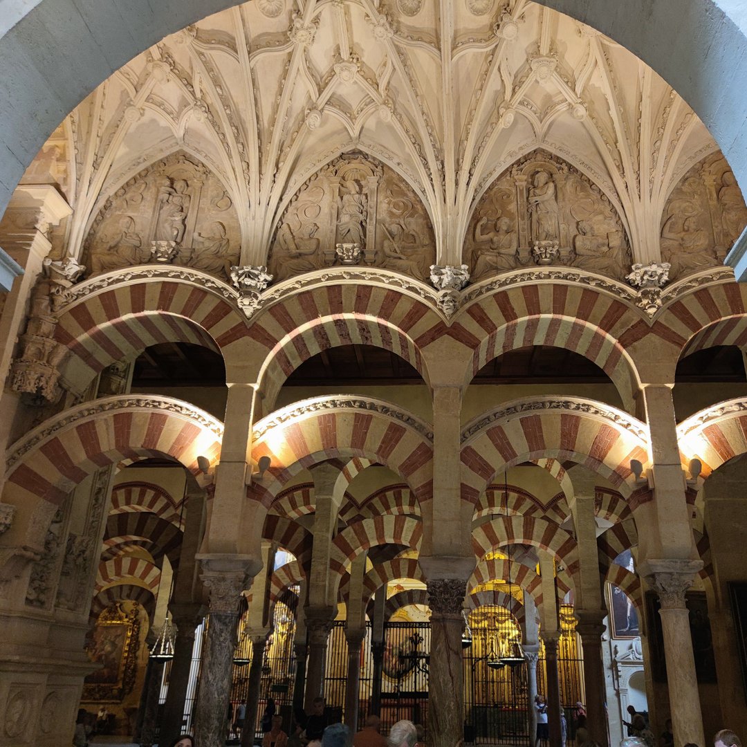 La espectacular mezquita de Córdoba.