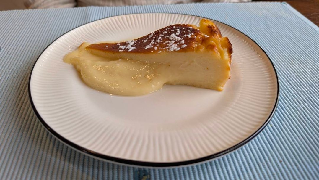La tarta de queso que me comí ayer, espectacular!