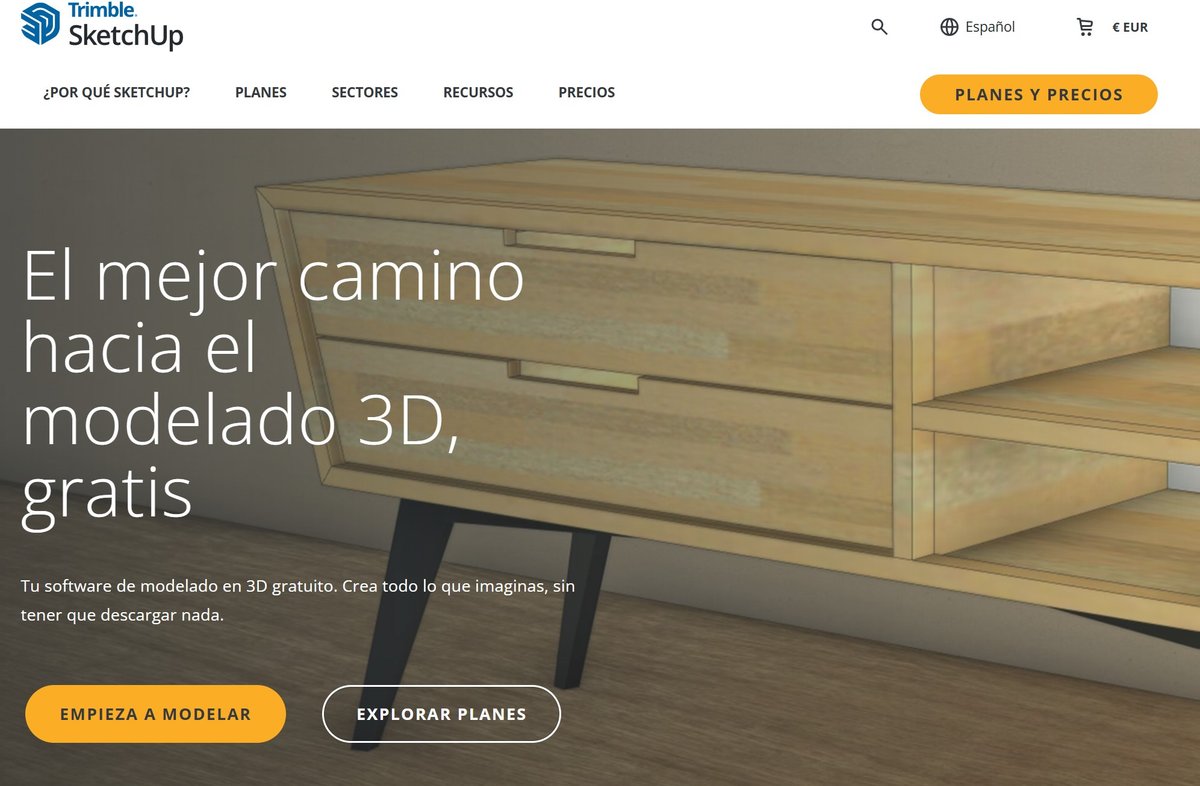 SketchUp Free (Herramienta Web 3D)