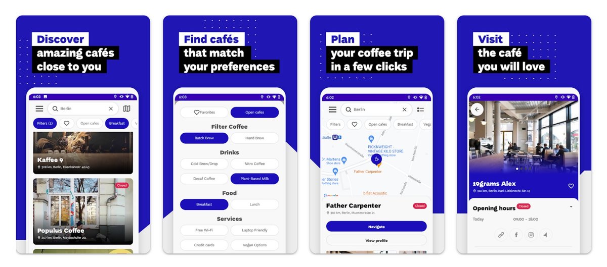 European Coffee Trip - Guia, mapa de cafeterias de especialidad